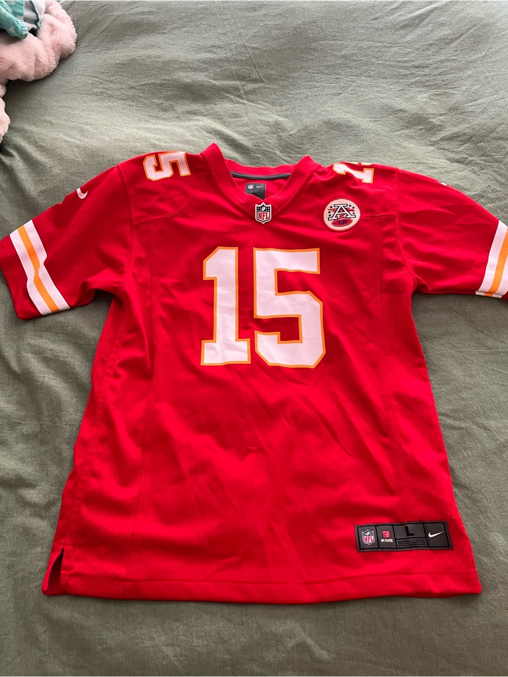 NFL Kids Red #15 Kansas City Chiefs Jersey